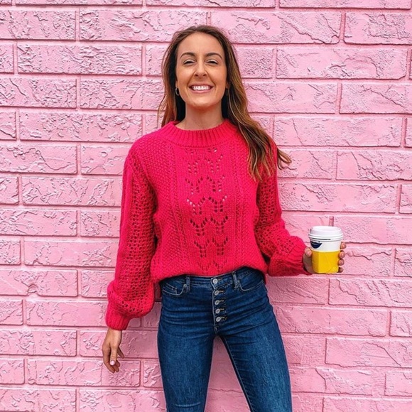 Francesca's Collections Sweaters - Francesca's | NWT Codie Balloon Sleeve Sweater